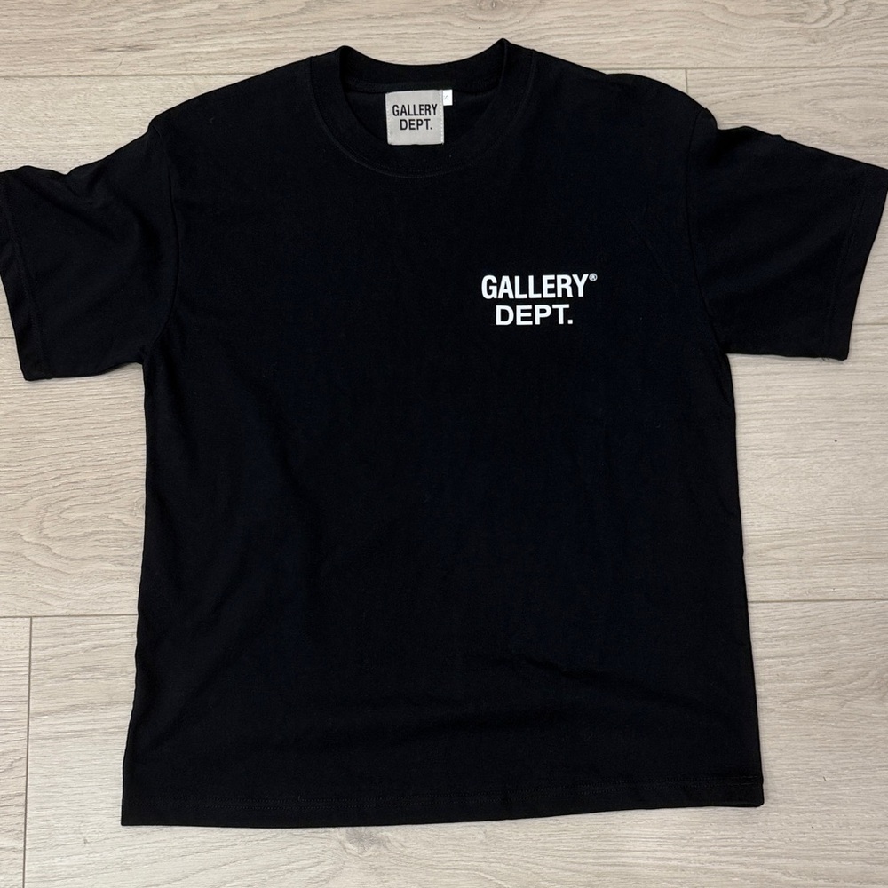 Gallery Dept Black Short Sleeve Tee